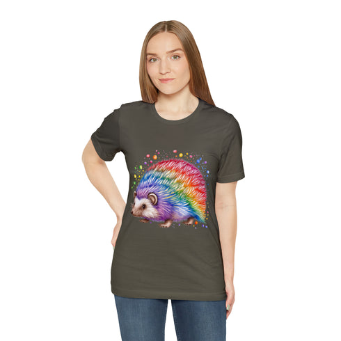 Rainbow Hedgehog - Short Sleeve Tee